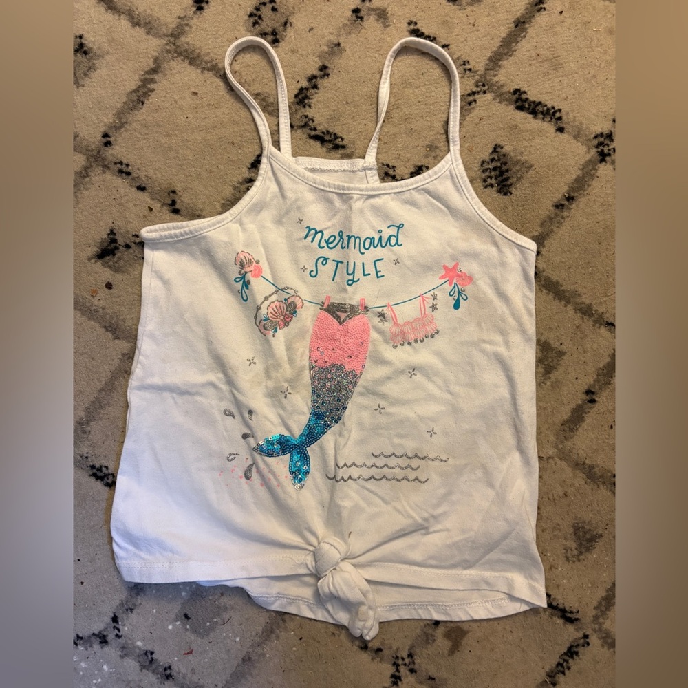 Tommy Bahama Mermaid Tank Top Size 7/8